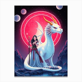 Mystical Fantasy Illustration 13 Canvas Print