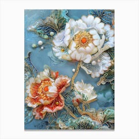 Chinese Flower Painting 28 Canvas Print