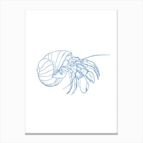 Crab Illustration Canvas Print