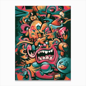 Graffiti Art Canvas Print