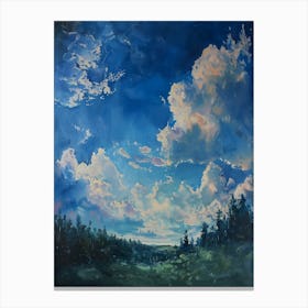 Cloudy Sky Canvas Print