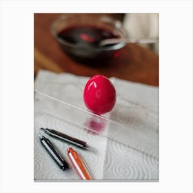 Red Ball Canvas Print