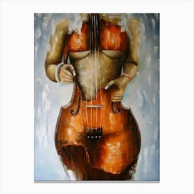 Cello By Sahil Kumar Canvas Print