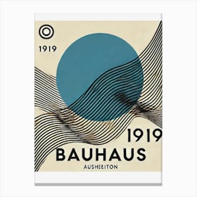 Bauhaus exhibition 1919 poster 1 Canvas Print