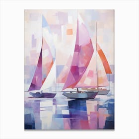 Sailboats 5 Canvas Print
