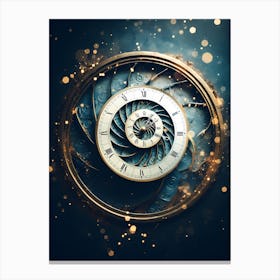 Clock In The Sky Canvas Print