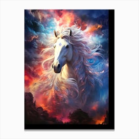 Horse In The Sky 4 Canvas Print