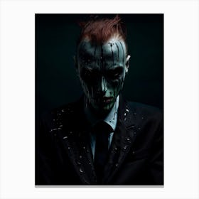 Sinister Look Canvas Print