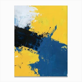 'Yellow And Black' 2 Canvas Print