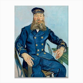Portrait Of The Postman Joseph Roulin (1888), Vincent Van Gogh Canvas Print