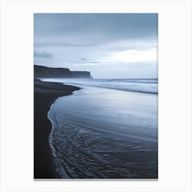 Black Sand Beach 1 Canvas Print