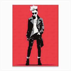 Punk Evolution Unleashed Canvas Print