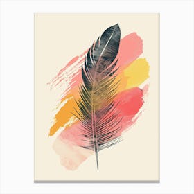 Stellar Hues In Retro Form Mid Century Style Canvas Print