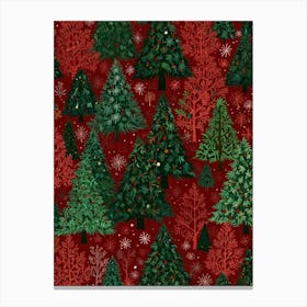 Christmas Trees 2 Canvas Print