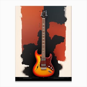 Rr Guitar Canvas Print