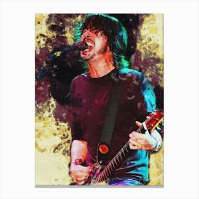 Smudge Dave Grohl Canvas Print