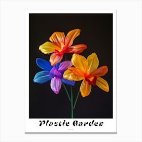Bright Inflatable Flowers Poster Orchid 2 Canvas Print