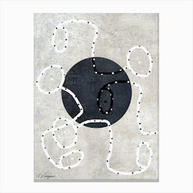 'Circle' and 'Snakes' Abstract Canvas Print