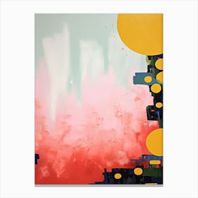 Pop Colour Abstract Painting 8 Canvas Print