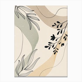 Abstract Floral Pattern 40 Canvas Print