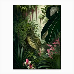 Hidden Paradise 4 Botanical Canvas Print