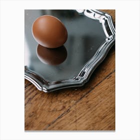 Egg On A Tray 1 Canvas Print