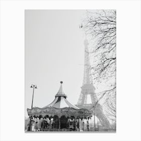 Eiffel Go Round, Paris Canvas Print