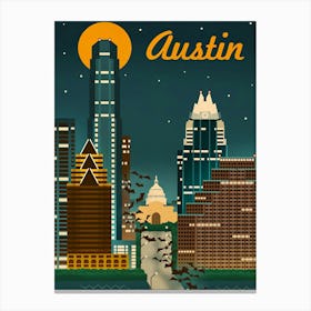 Austin Cityscape Canvas Print