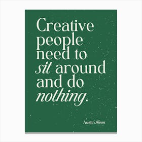 Creative People Canvas Print