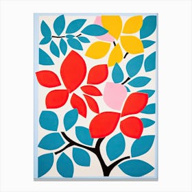 Cut Out Flowers Canvas Print