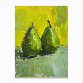 Two Pears 15 Canvas Print