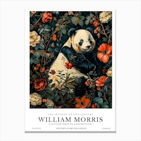 William Morris Exhibition Animals Series 19 Canvas Print