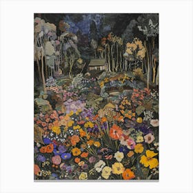 Night In The Garden 3 Canvas Print