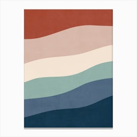 Minimal Waves 148 Canvas Print