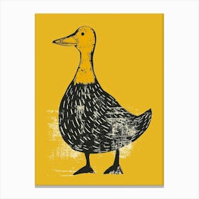 Yellow Goose 1 Canvas Print