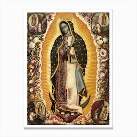 Virgin Of Guadalupe Canvas Print