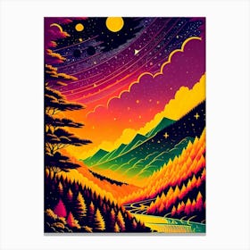 Night Sky Canvas Print