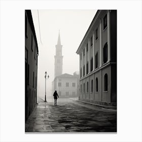 Palencia, Spain, Black And White Analogue Photography 4 Canvas Print