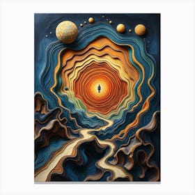 Journey Through The Universe Canvas Print