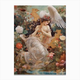 Aphrodite Mythology Rococo Painting 2 Canvas Print