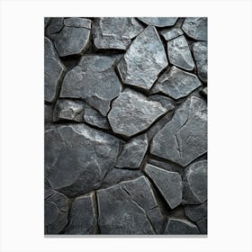 Stone Wall Texture Canvas Print