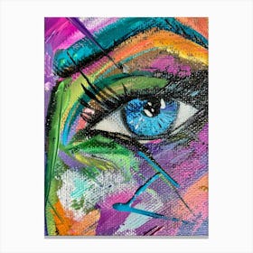 Eye Of The Rainbow Canvas Print