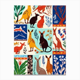 Australian Animals Canvas Print