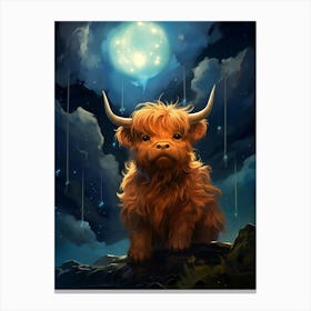 Highland Cow 2 Canvas Print