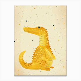 Yellow Alligator 1 Canvas Print