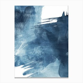 Abstract Watercolor Brush Strokes Canvas Print