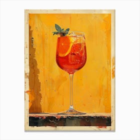 Aperol Spritz Art Print 278 Canvas Print