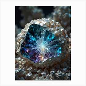 Rainbow Crystal Canvas Print