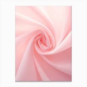 Pink Fabric Canvas Print