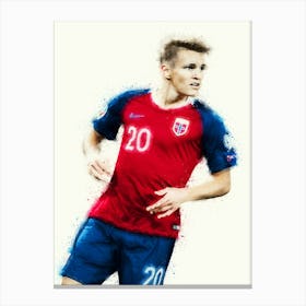 Martin Ødegaard Norway Canvas Print